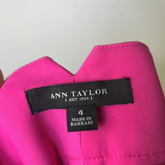 Ann Taylor HR Pink Dress Pant / SZ 4 - Picture 5 of 7